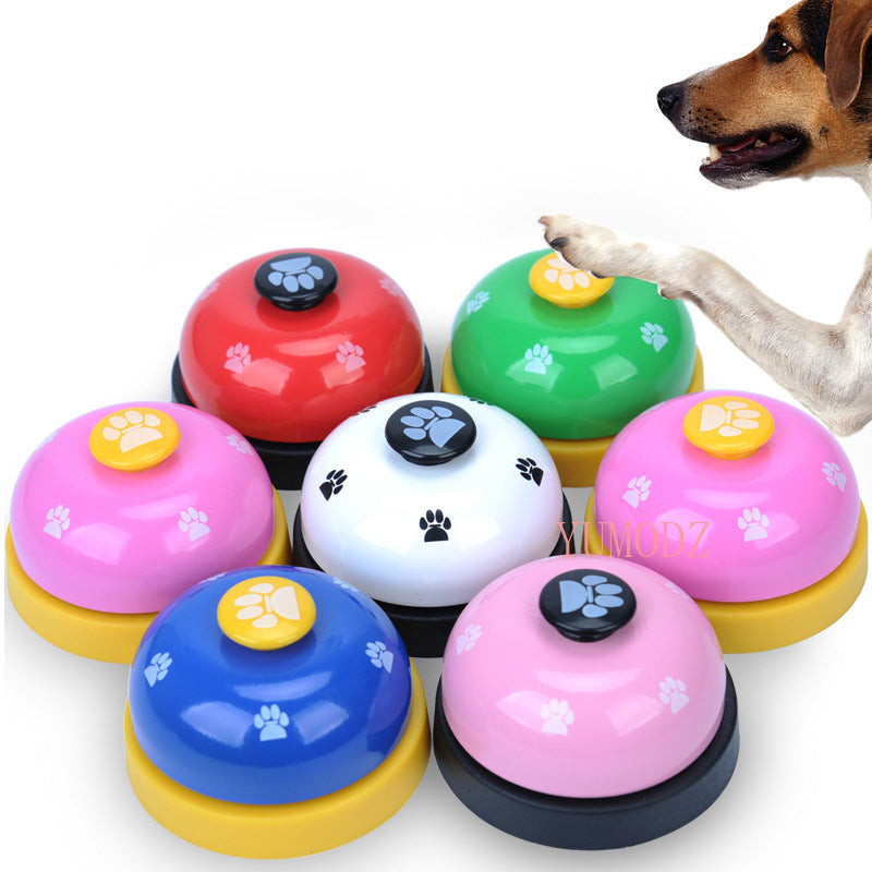 Cat And Dog Trainer Pet Footprints Ringing The Bell by My Store
