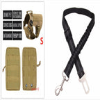 Military Tactical Dog Harness German Shepherd Adjustable Pet Dog Back by My Store