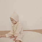 Baby Autumn Waffle-Knit Cardigan Set by Baby Joy