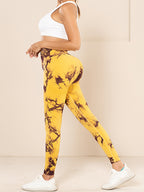 5-Pack Tie Dye Cut-Out Leggings by FitiqueFit