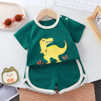 Children's Short-Sleeve Set Baby Summer T-Shirt Two-Piece Set by Baby Joy