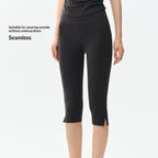 High-Waist Slim-Fit Yoga Leggings for Women – 7/8 Length Tight Fit Fitness Pants by FitiqueFit