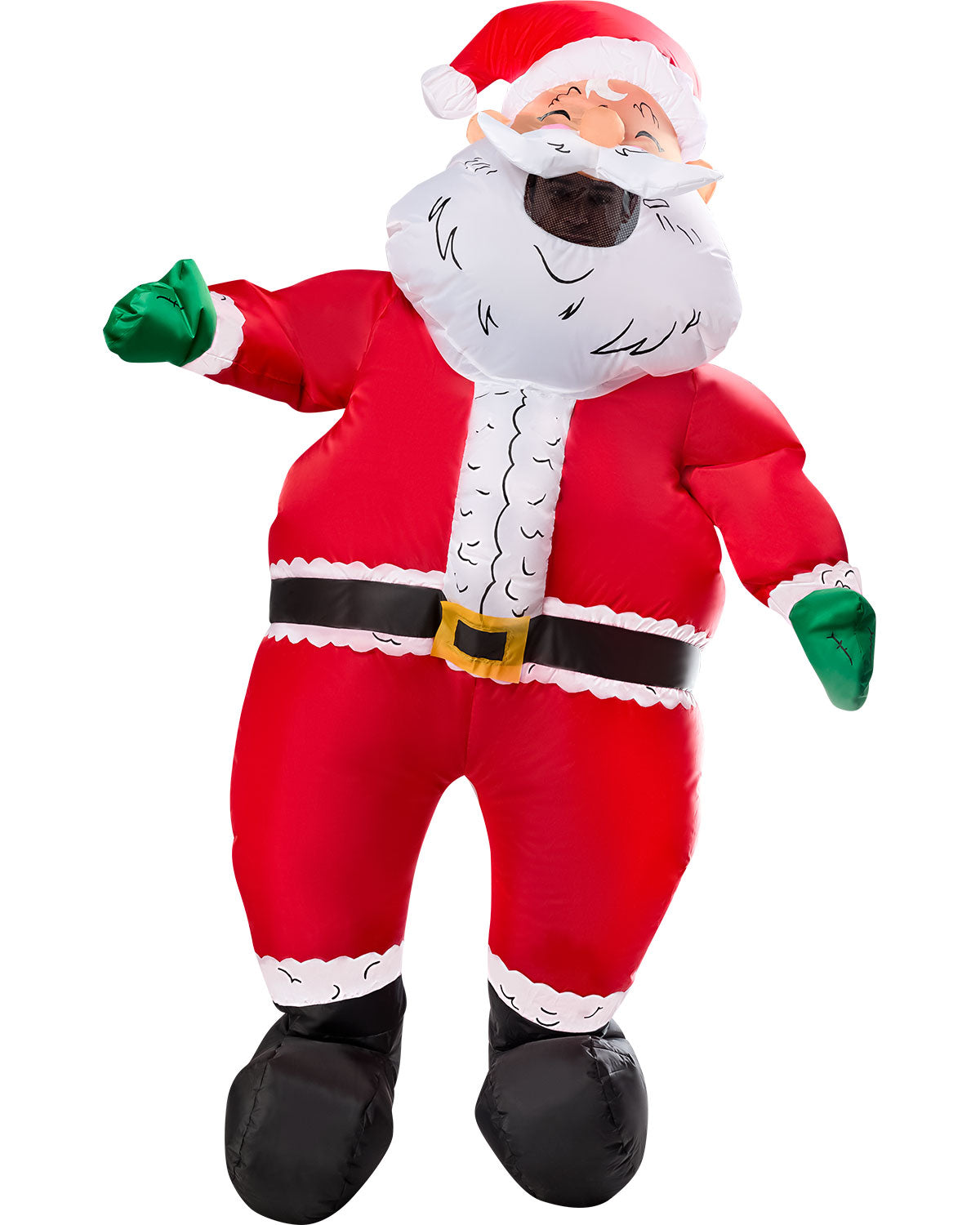 Santa Adult Inflatable Costume for Holiday Parties and Parades by Rubies