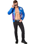 Johnny Cage Mortal Kombat Adult Costume Kit With Belt Sunglasses Jacket
