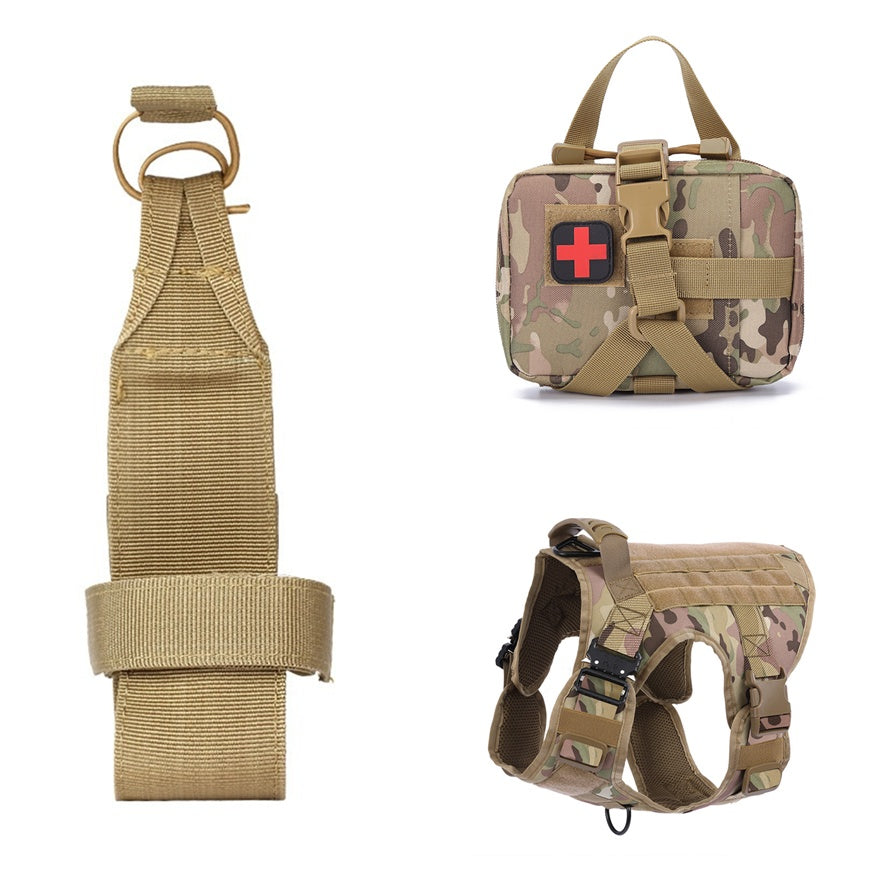 Tactical Dog Clothes Quick Disassembly Dog Vest Outdoor Pet Training Clothes by My Store