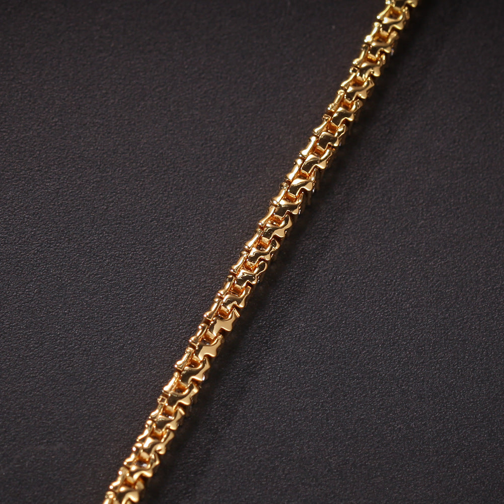 Hip-Hop Zircon Tennis Bracelet by nowadaysfashion