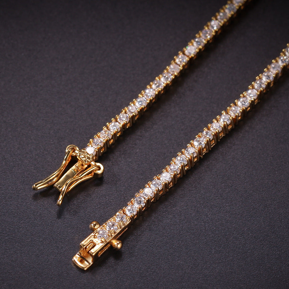 Hip-Hop Zircon Tennis Bracelet by nowadaysfashion