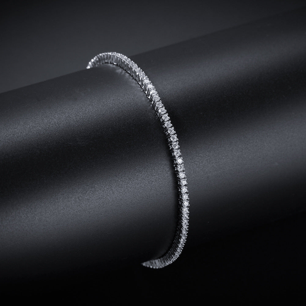 Hip-Hop Zircon Tennis Bracelet by nowadaysfashion