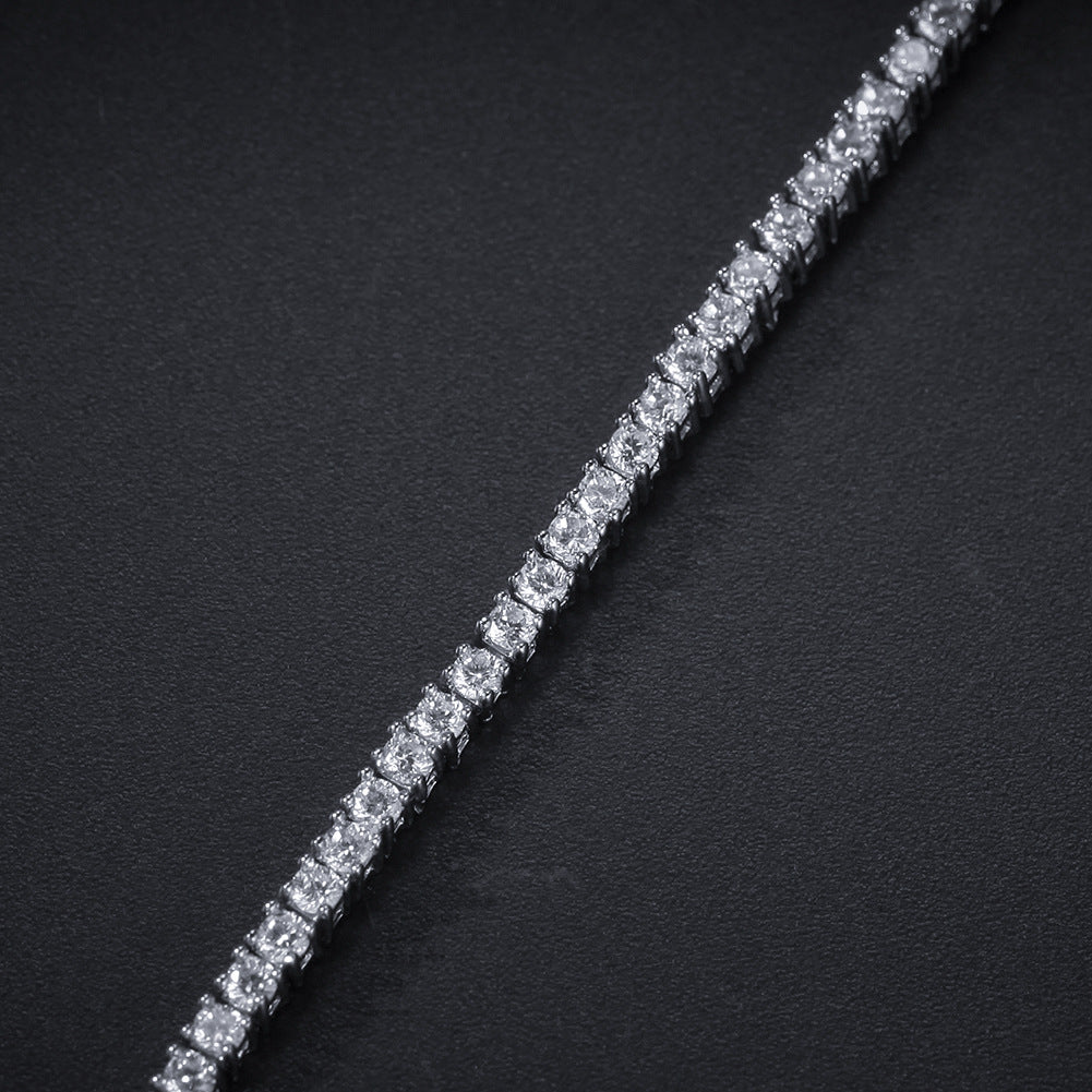 Hip-Hop Zircon Tennis Bracelet by nowadaysfashion
