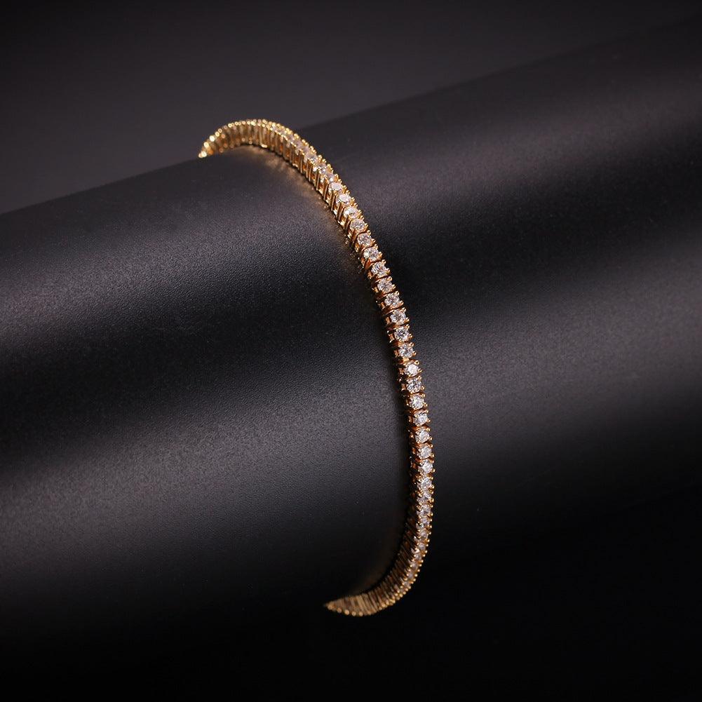 Hip-Hop Zircon Tennis Bracelet by nowadaysfashion