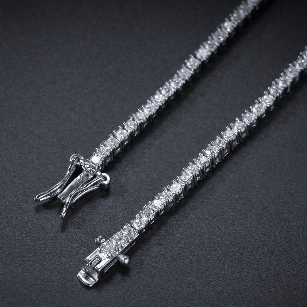 Hip-Hop Zircon Tennis Bracelet by nowadaysfashion