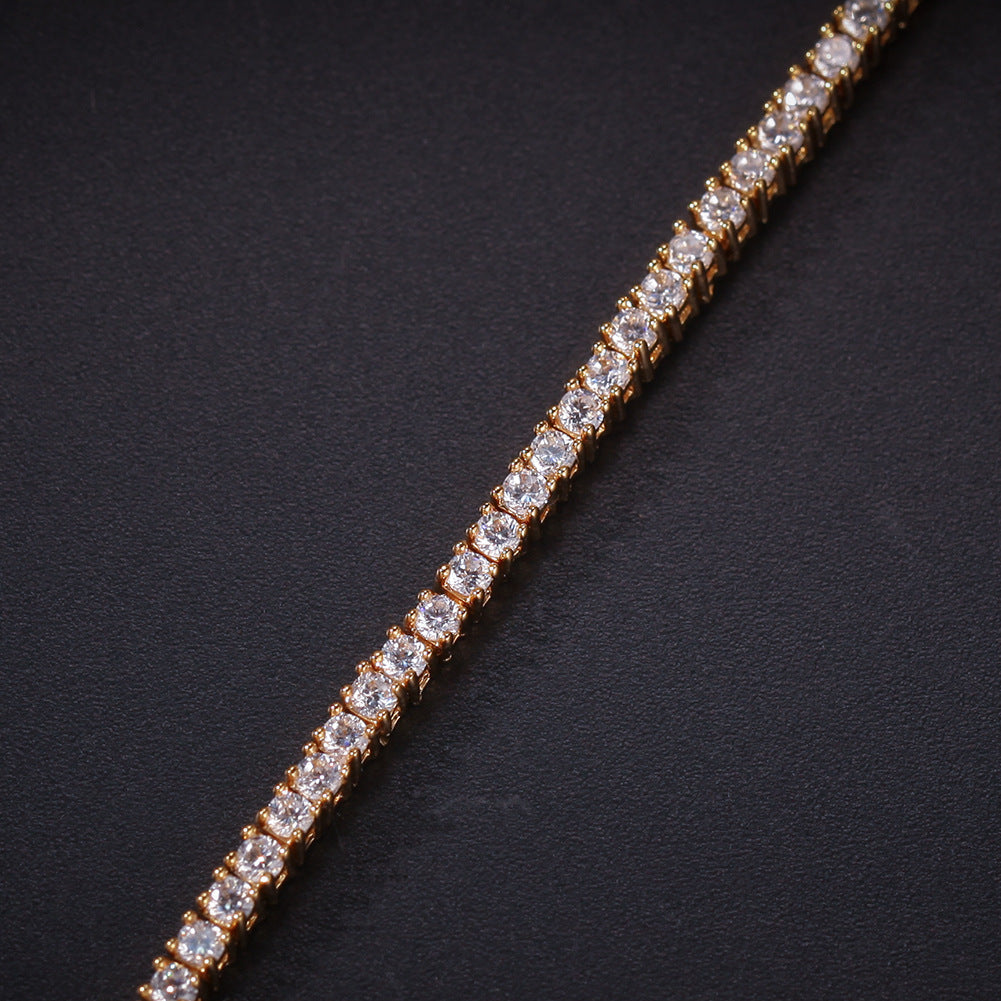 Hip-Hop Zircon Tennis Bracelet by nowadaysfashion