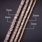 Hip-Hop Zircon Tennis Bracelet by nowadaysfashion