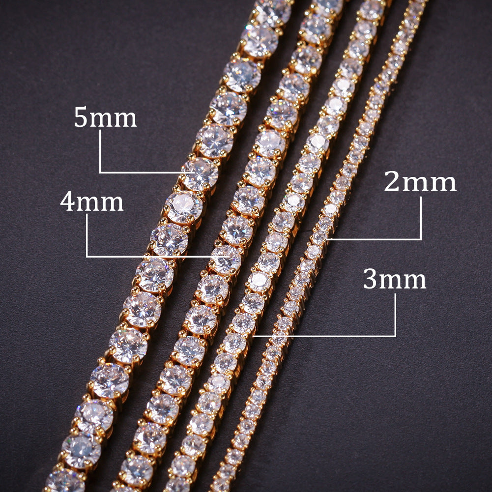 Hip-Hop Zircon Tennis Bracelet by nowadaysfashion