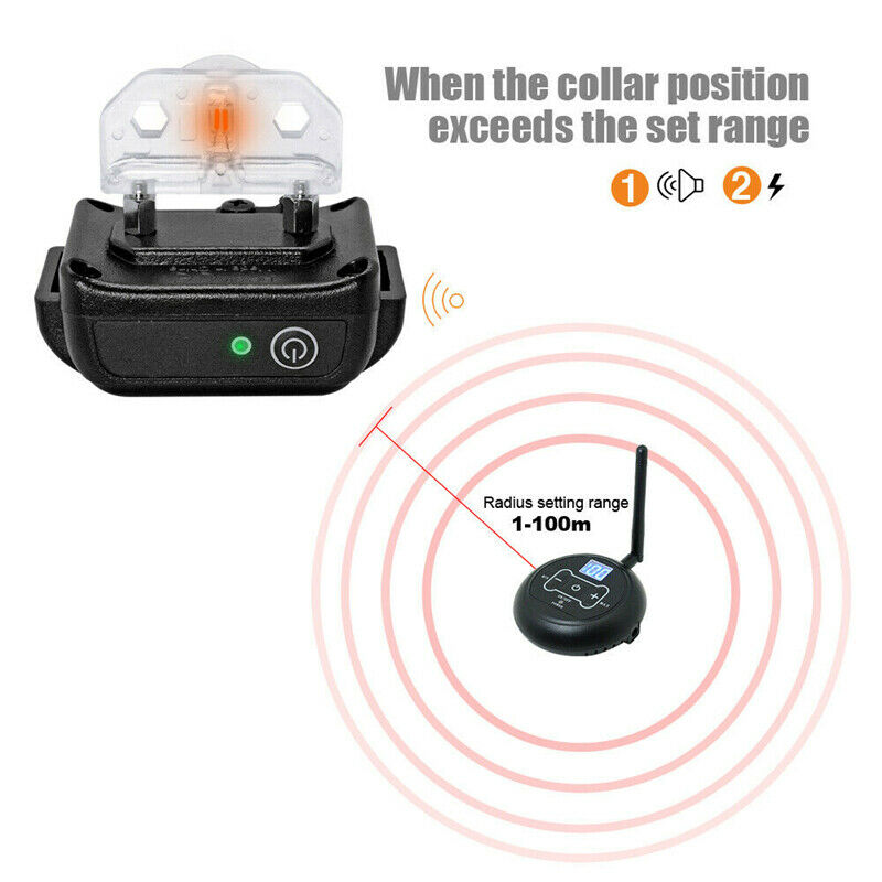 Wireless Pet Fence Electric Waterproof Intelligent Training Collar by My Store