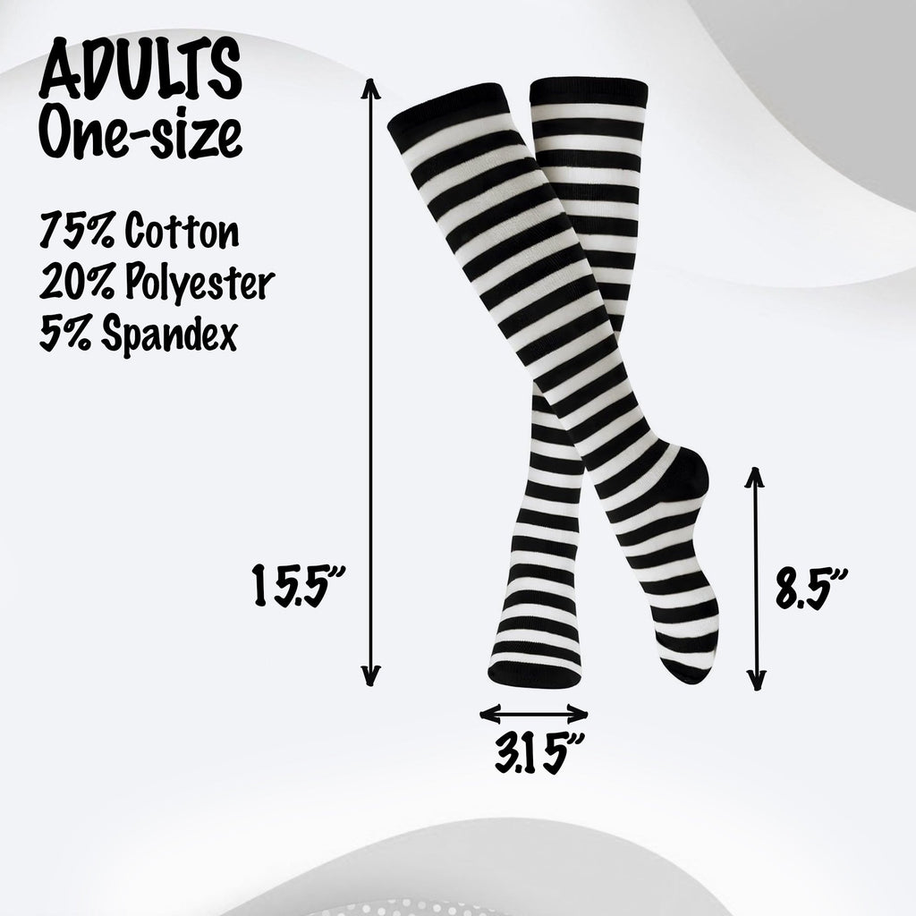 Striped Cotton Socks for Adults by Dress Up America
