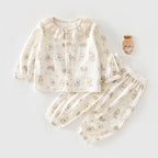 Cute Long-sleeve Cotton Set For Babies And Toddlers by Baby Joy