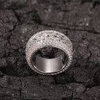 Hip-hop style zircon rotating Cuban ring by nowadaysfashion