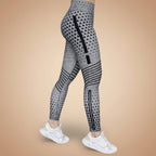 High-Elastic Printed Yoga Leggings – High Waist Tummy Control Fitness Pants by FitiqueFit
