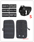 Military Tactical Dog Harness German Shepherd Adjustable Pet Dog Back by My Store