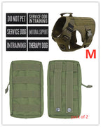 Military Tactical Dog Harness German Shepherd Adjustable Pet Dog Back by My Store
