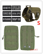 Military Tactical Dog Harness German Shepherd Adjustable Pet Dog Back by My Store