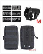 Military Tactical Dog Harness German Shepherd Adjustable Pet Dog Back by My Store