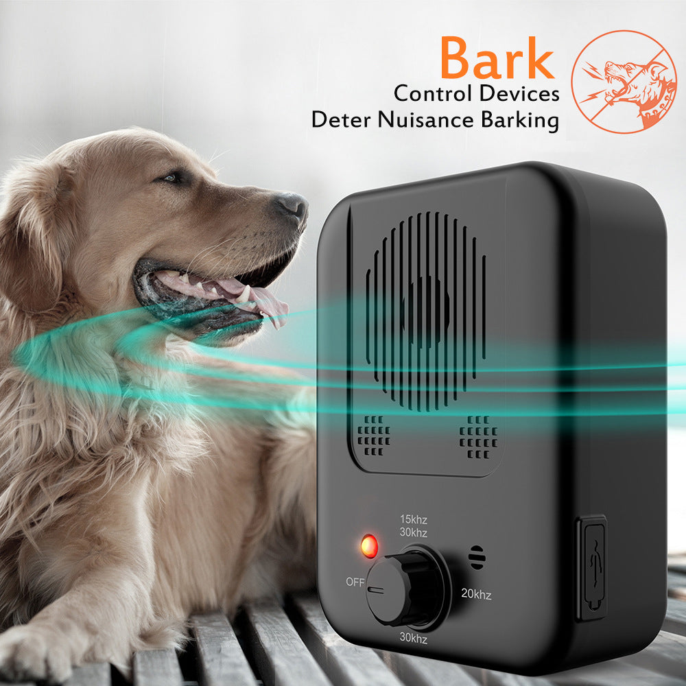 Pets Dog Anti Barking Device Pet Dog Ultrasonic Anti Barking Collars Repeller Outdoor Dogs Stop No Bark Control Training Device Supplies by My Store