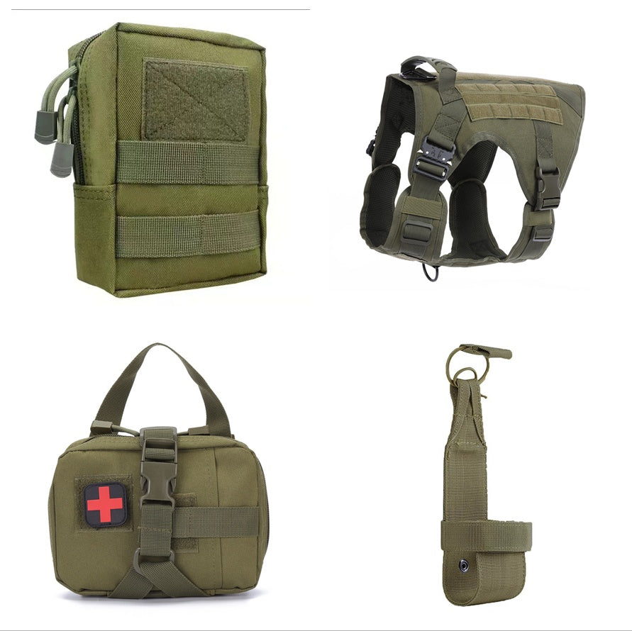 Tactical Dog Clothes Quick Disassembly Dog Vest Outdoor Pet Training Clothes by My Store