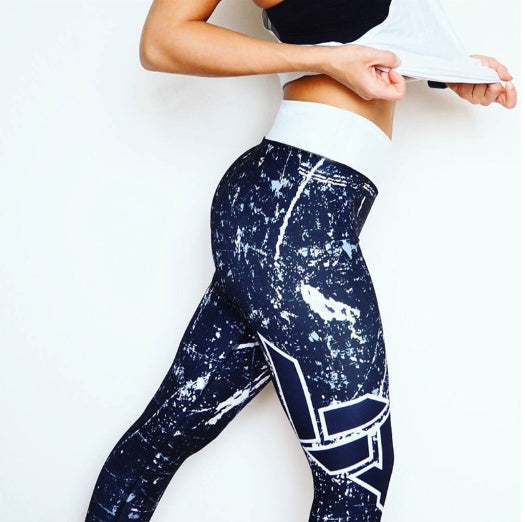 Digital Print Breathable Leggings – Women’s Stretch Pants by FitiqueFit