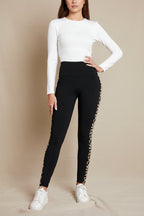 Leopard Print High-Waist Butt-Lifting Yoga Pants – Stretchy Slim Fit Leggings by FitiqueFit