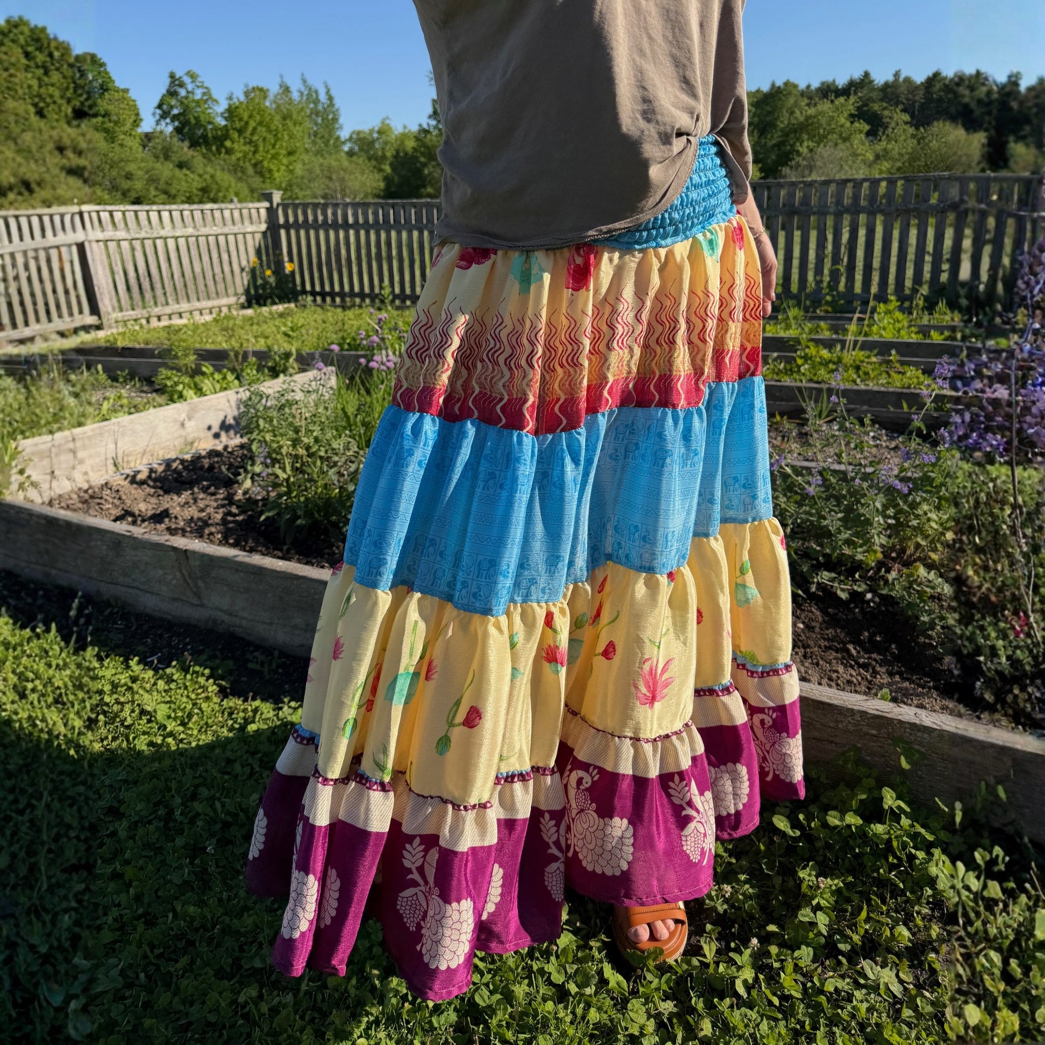 Limited Edition: Woodstock Dreams Fiesta Sunset Skirt by Darn Good Yarn