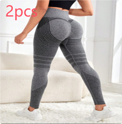 Hip-Lifting High-Waist Leggings for Women – Sculpting Stretch Sport Pants by FitiqueFit