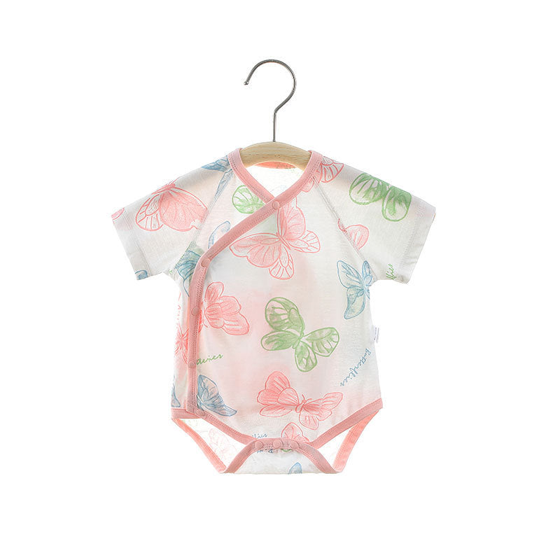 Simple Cartoon Print Summer Baby Rompers Girls Clothing by Baby Joy