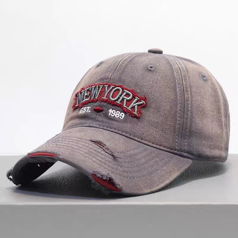 Embroidered Letter Denim Baseball Cap – Soft Crown by FitiqueFit