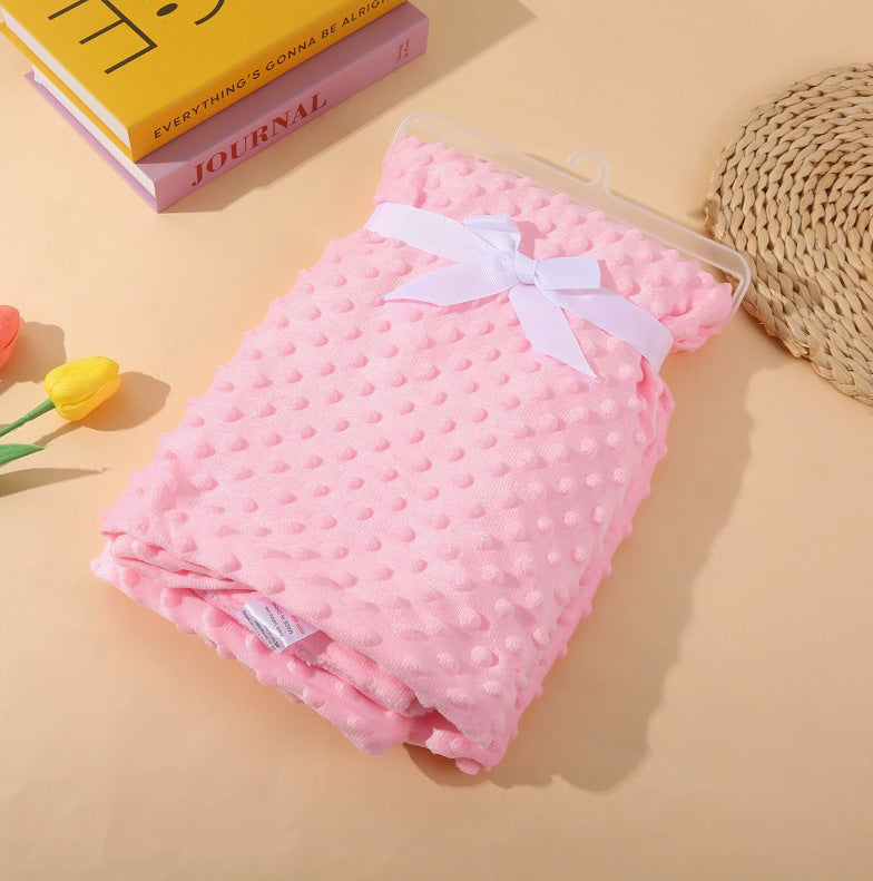 Soft Double-layered Thermal Blanket Textured Puffed Surface by Baby Joy