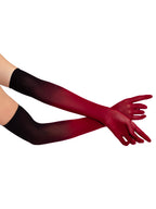 Ombre Mesh Opera Length Gloves. by worldclasscostumes