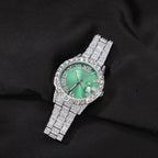 Hip-hop watch with Roman numerals and diamonds, large dial by nowadaysfashion