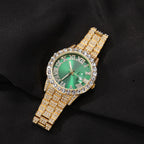 Hip-hop watch with Roman numerals and diamonds, large dial by nowadaysfashion