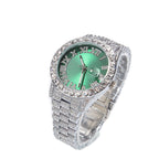 Hip-hop watch with Roman numerals and diamonds, large dial by nowadaysfashion