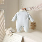 Fleece-lined Extra-thick One-piece Fleece Warm Outdoor Windproof Coathoodie by Baby Joy