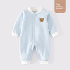Infant Clothing Class A Pure Cotton Seamless Onesie Baby Pajamas Winter Underwear Crawling Suit by Baby Joy