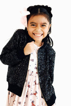 Black Sequin Jacket by Mila & Rose ®