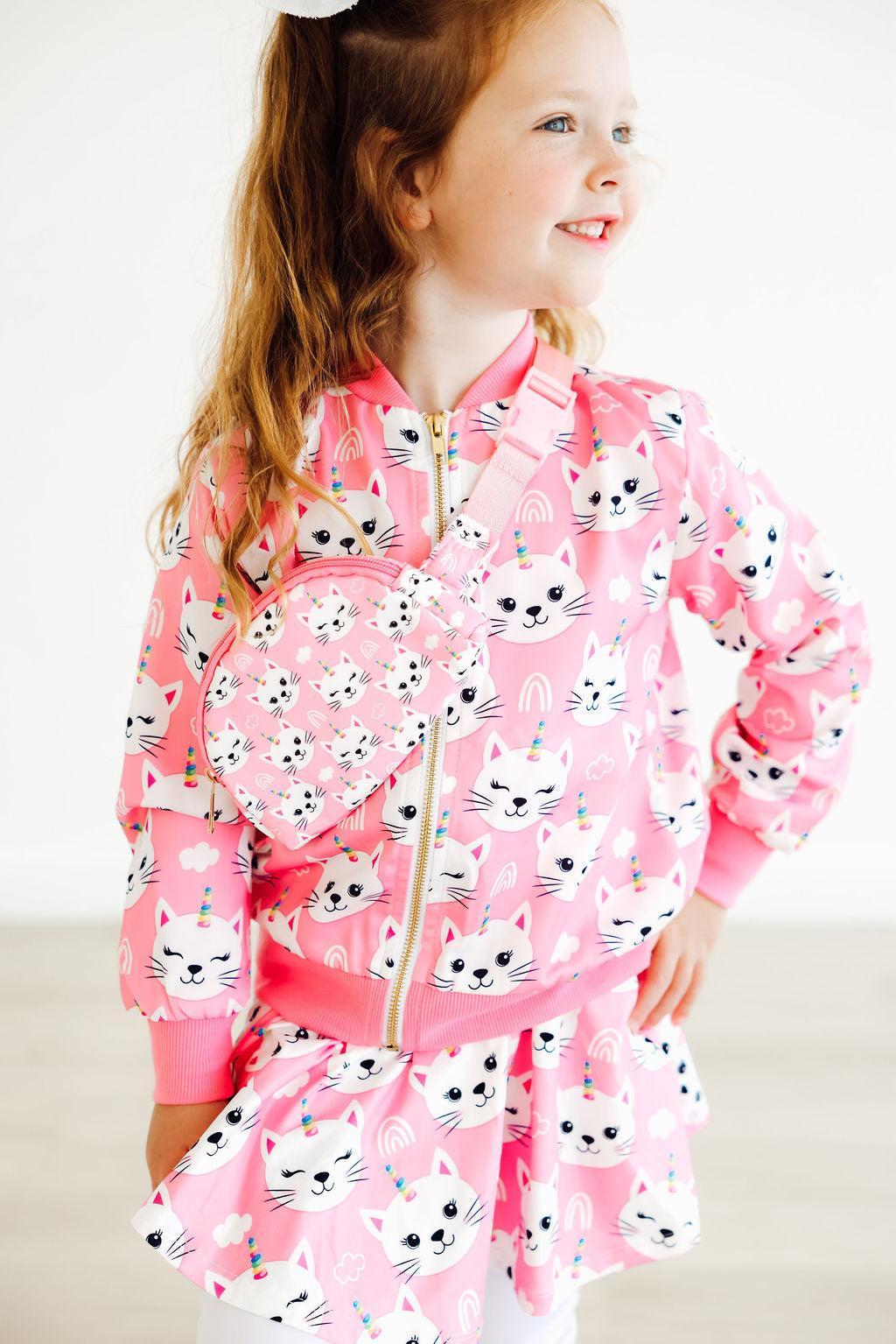 Unicorn Kitties Satin Jacket by Mila & Rose ®