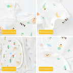 Simple Cartoon Print Summer Baby Rompers Girls Clothing by Baby Joy