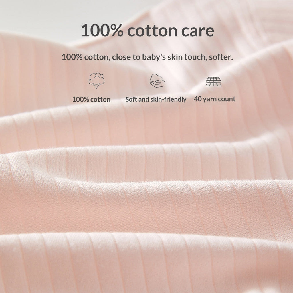 Pure Cotton Boneless Long-sleeve Baby Onesie by Baby Joy
