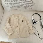 Fashionable Embroidered Casual Knitted Cardigan Childrens Sweater by Baby Joy