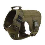 Military Tactical Dog Harness German Shepherd Adjustable Pet Dog Back by My Store