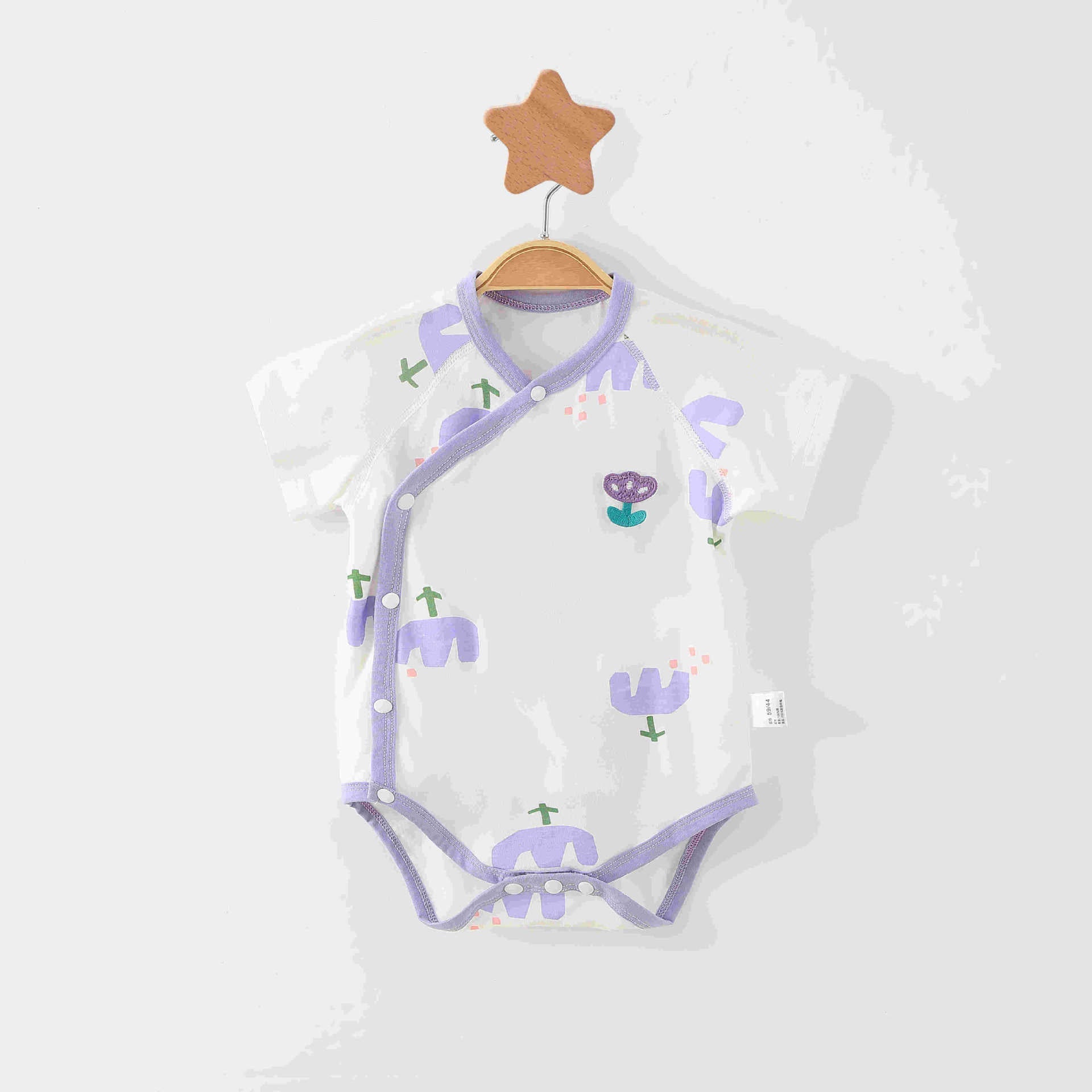 Simple Cartoon Print Summer Baby Rompers Girls Clothing by Baby Joy