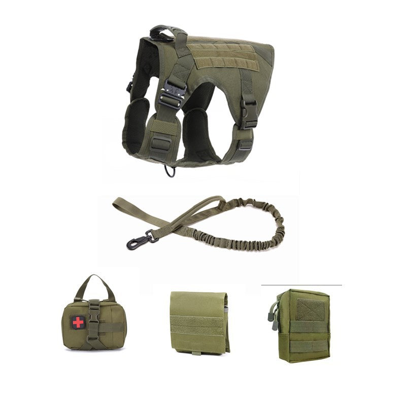 Tactical Dog Clothes Quick Disassembly Dog Vest Outdoor Pet Training Clothes by My Store